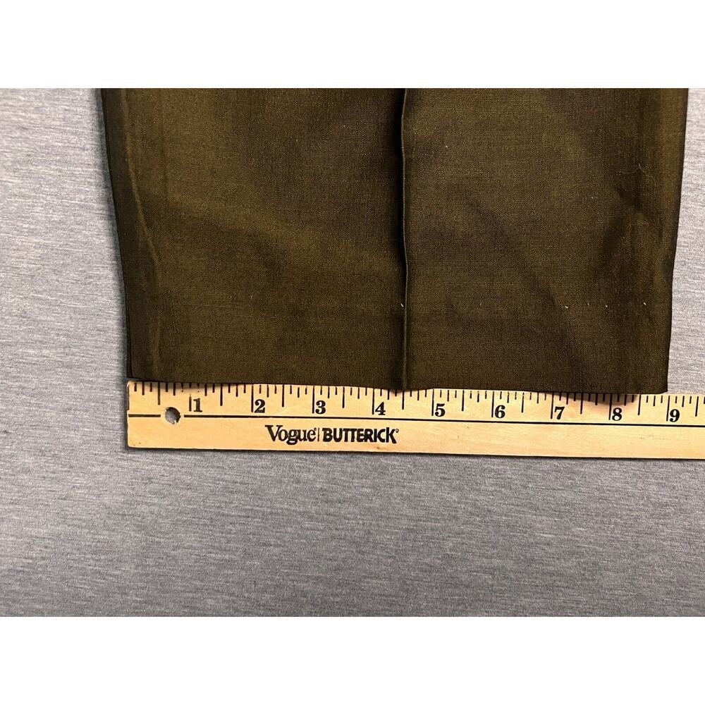 DON CASTER Green Black Suit Jacket Size 2 & Pants Size 4 Wool Blend Vintage - Picture 9 of 12